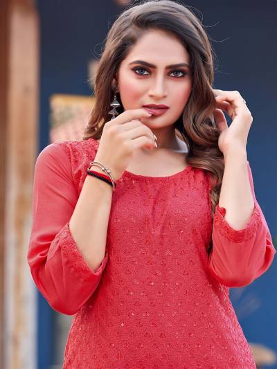 Naveli Vol 2 By Rung Fancy Kurti Collection